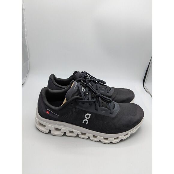 On Men's Cloudflow 4 Sneakers,  Black | White, 8.5 Medium US - Picture 3 of 13